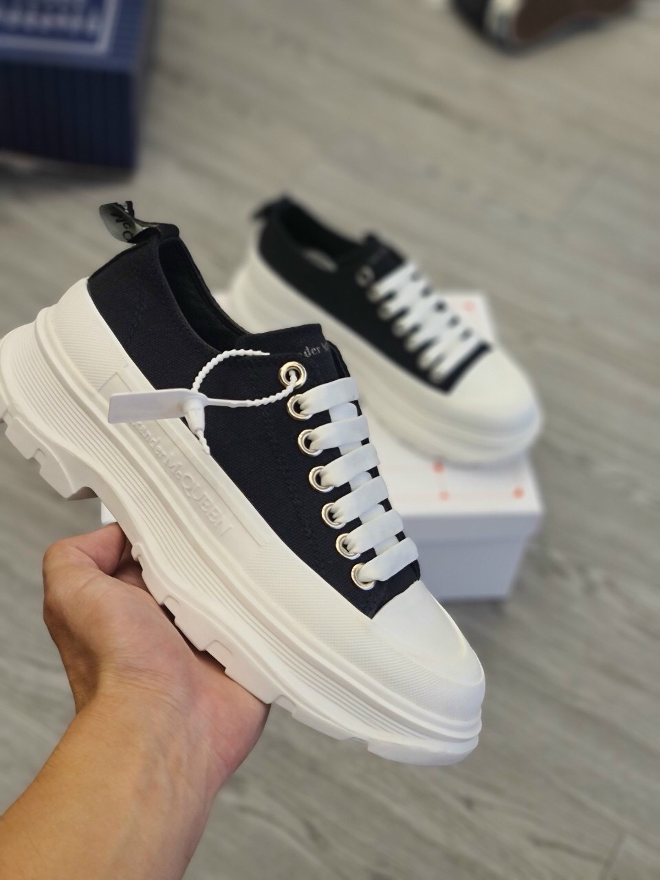 Giầy Seaker Nam Nữ Phong Cách Chunky Sole canvas Thời Trang Trẻ (Grab Store)