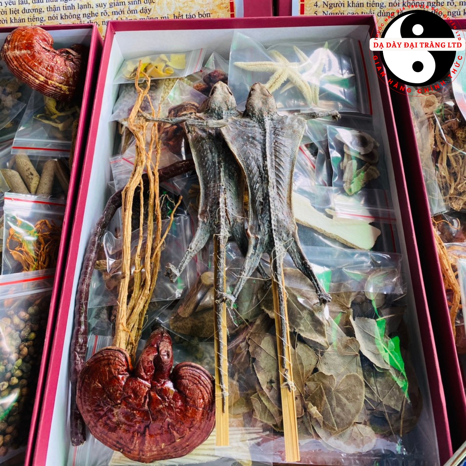 Minh mạng thang 40 vị tôn thất thống. Thang nhất dạ ngũ giao, đồ ngâm rượu thuốc bổ thận tráng dương, tăng cường sinh lý nam