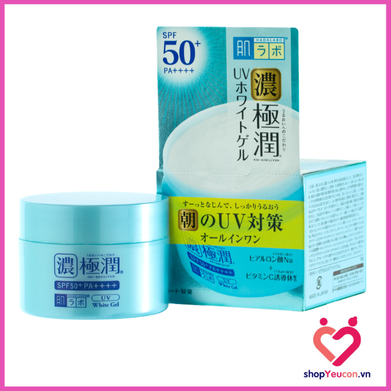 Kem dưỡng trắng da UV white HadaLabo Nhật Bản 90g