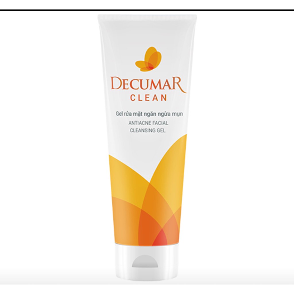 Gel rửa mặt Decumar clean tube lớn 100g