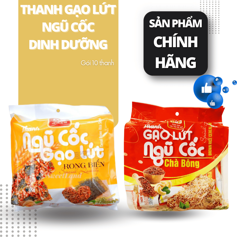 Rẻ vô đối-combo 2 gói-thanh cơm gạo lứt ngũ cốc chà bông , ngũ cốc rong biển , thơm ngon bổ dưỡng , hỗ trợ giảm cân