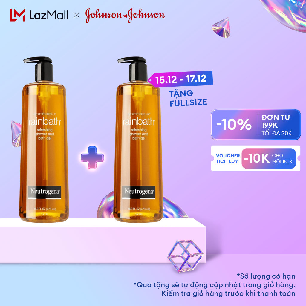 Sữa tắm dạng gel Neutrogena Rainbath Original refreshing shower and bath gel 473ml - 101016743