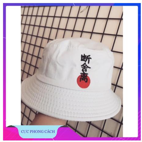 Nón bucket nam - chữ tàu cực phong cách