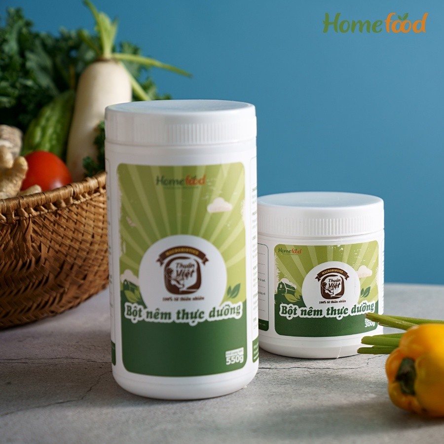 Bột nêm chay thực dưỡng ngưu bàng HomeFood 550g