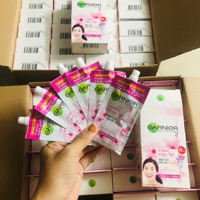 Hộp 6 gói dưỡng ganier Thái Lan loại 1
