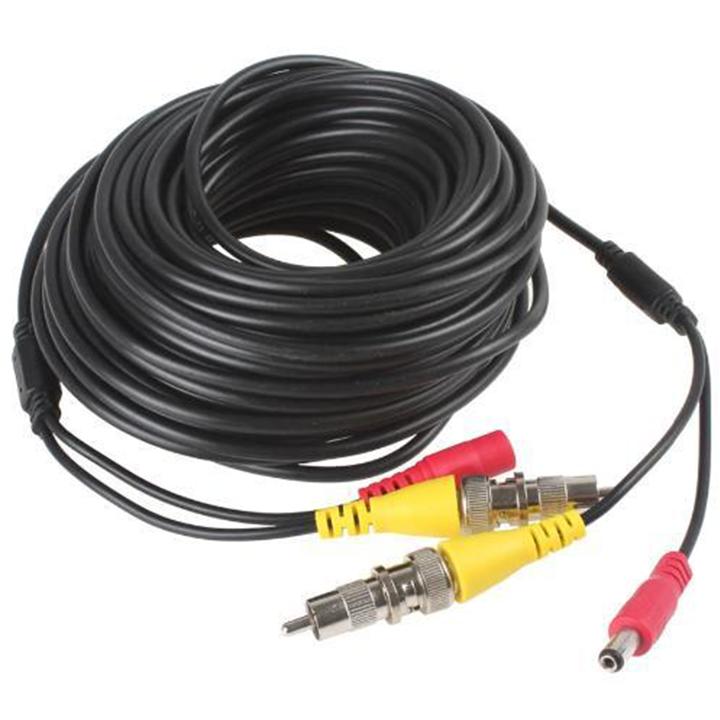 Cáp camera có nguồn và đầu BNC sợi nhỏ tiện lợi 30M