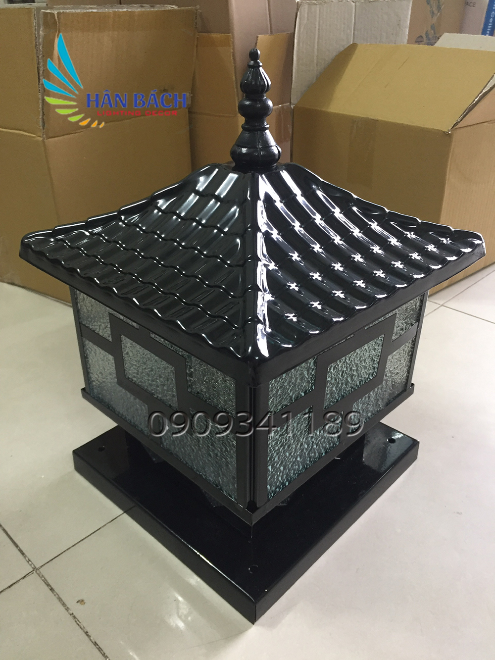 [HCM]Đèn trụ cổng - Đèn trụ bờ bao - Đèn trụ hàng rào