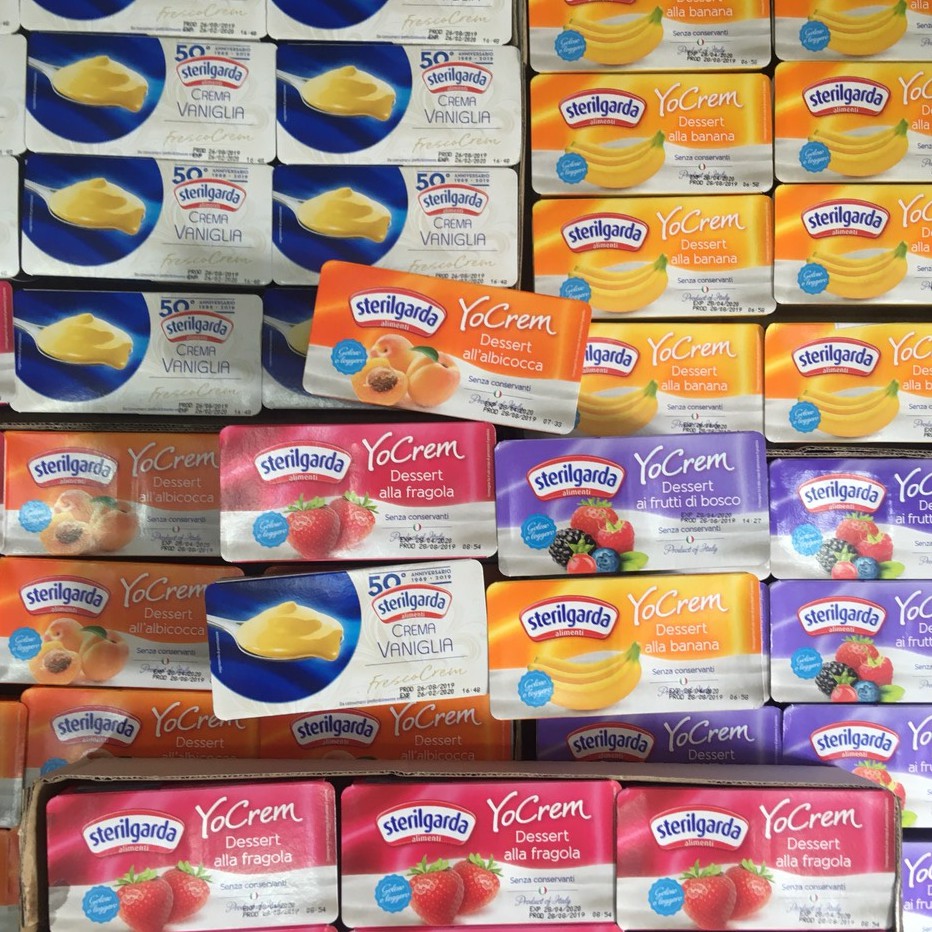 Váng Sữa Chua Sterilgarda Ý cho bé 6m+