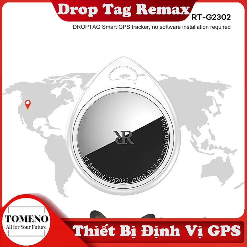 Định vị droptag remax rt g2302 định vị toàn cầu, chống mất trộm xe máy, ô tô, balo, túi xách - thiết bị định vị tìm người già, trẻ em, thú cưng - định vị gps - định vị remax - định vị giá rẻ