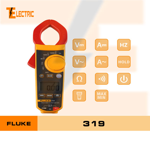 Fluke 319 ampe kìm đo điện đo dòng điện ac/dc 1000a fluke 319
