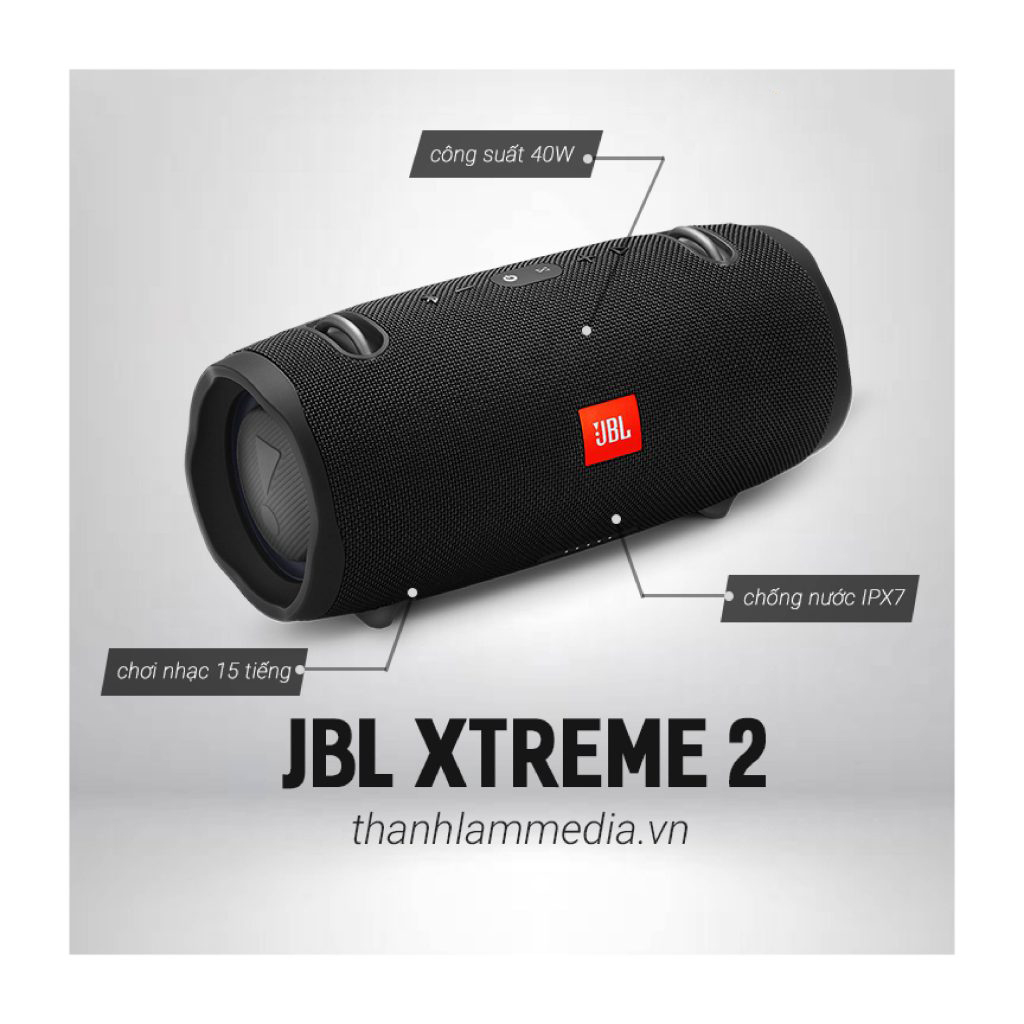 [HCM]( XẢ KHO SALE 50% ) Loa bluetooth công suất lớn - Loa bluetooth Xtreme 2 PRO âm thanh 3D đỉnh cao công nghệ loa siêu bass cực hay nghe cực êm Kết nối nhanh Pin trâu Chống nước IPX7 Phù hợp cho dã ngoại  - Bảo Hành 12 Tháng
