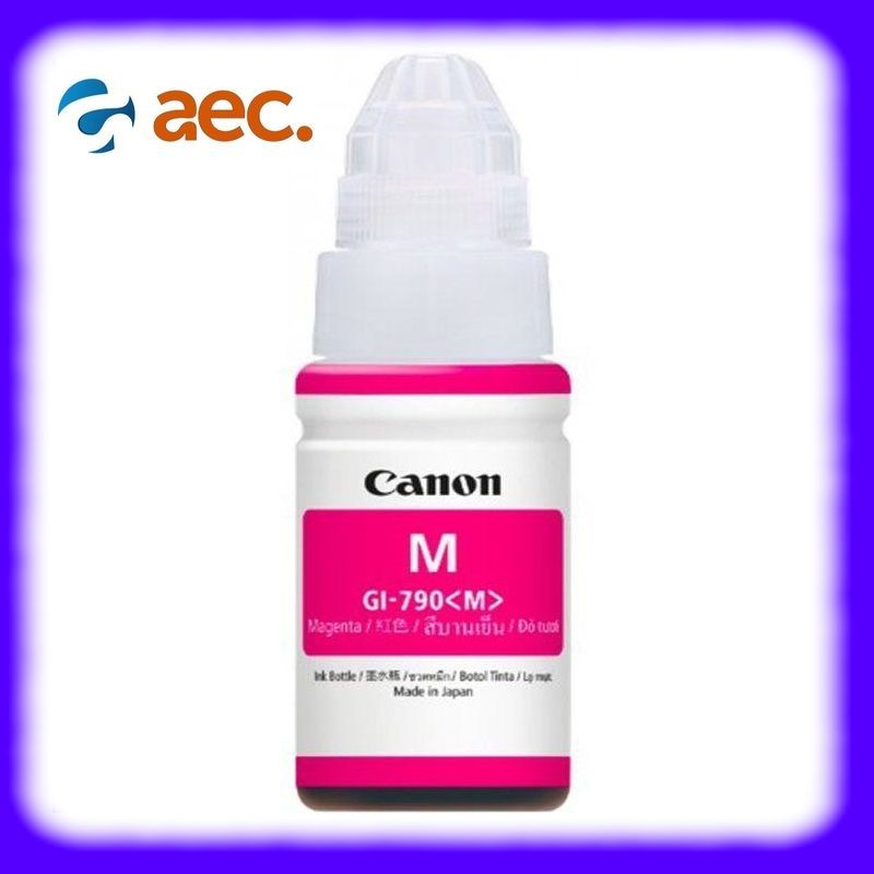 Mực in chính hãng Canon GL-790 M - Màu đỏ (hàng bóc máy) dùng cho máy in G1000 / G1010 / G2000 / G2010 / G3000 / G3010