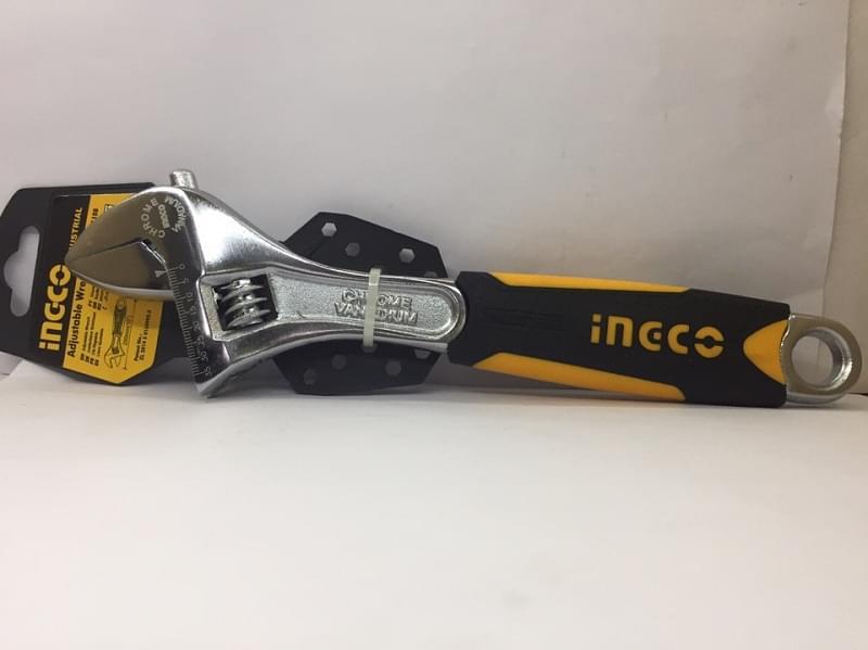 Mỏ lết cán bọc nhựa ingco hadw131108