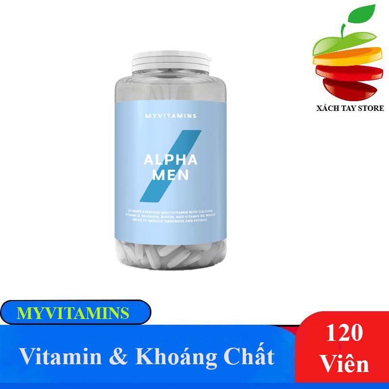 Viên Bổ Sung Vitamin & Khoáng Chất Alpha Men MYVITAMINS - 120 Viên