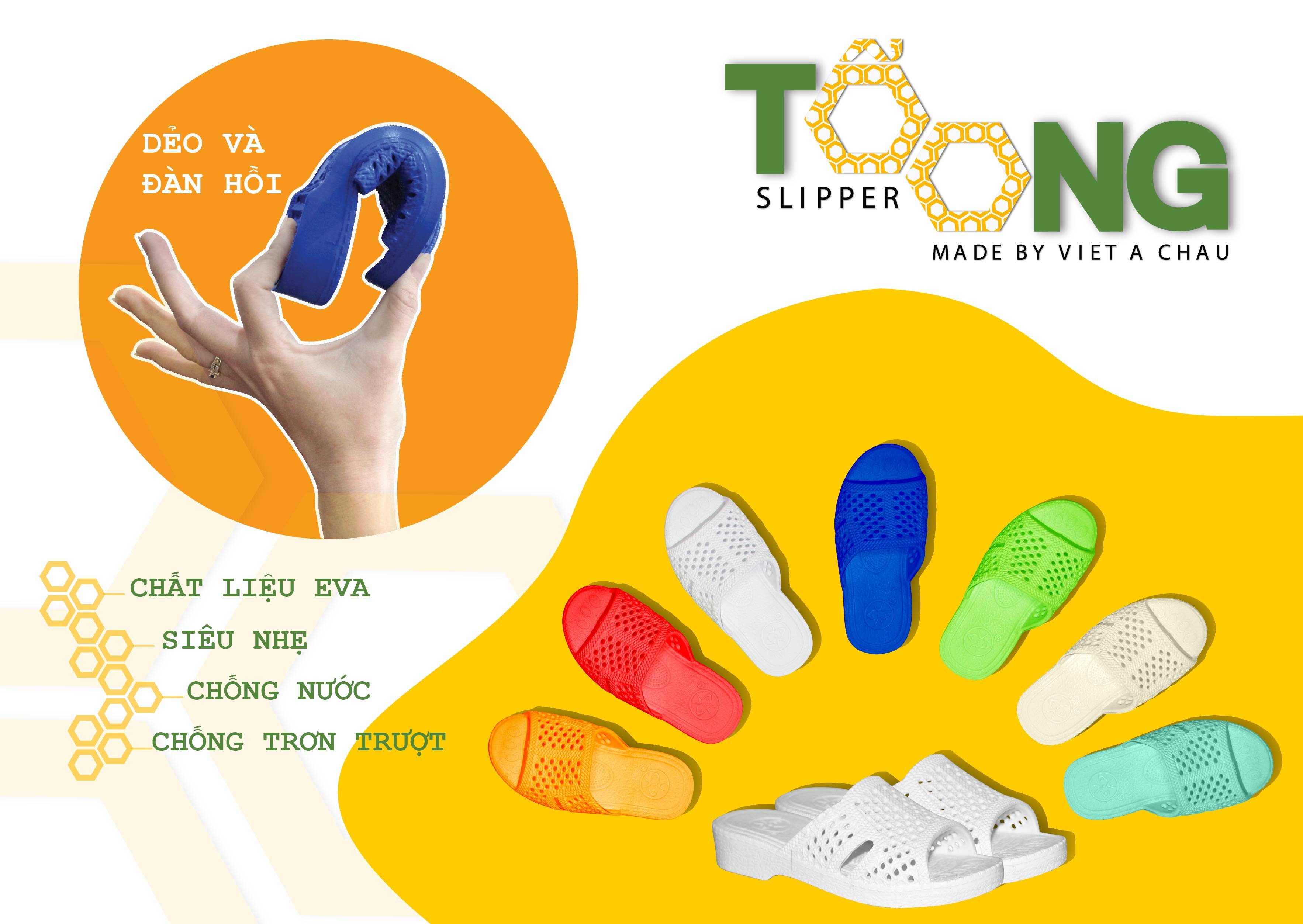 Dép tổ ong Trẻ Em vật liệu EVA cao cấp thân thiện môi trường, siêu bền, siêu nhẹ, chống trơn trượt, đế dày 3.5cm