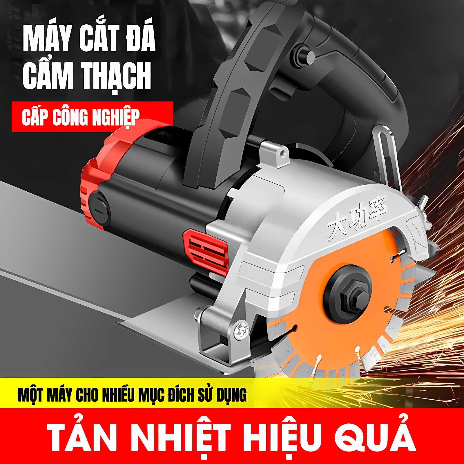 Máy cắt gạch Xuất xứ thương hiệu Tặng kèm lưỡi Sản phẩm tốt vượt bậc trong tầm giá