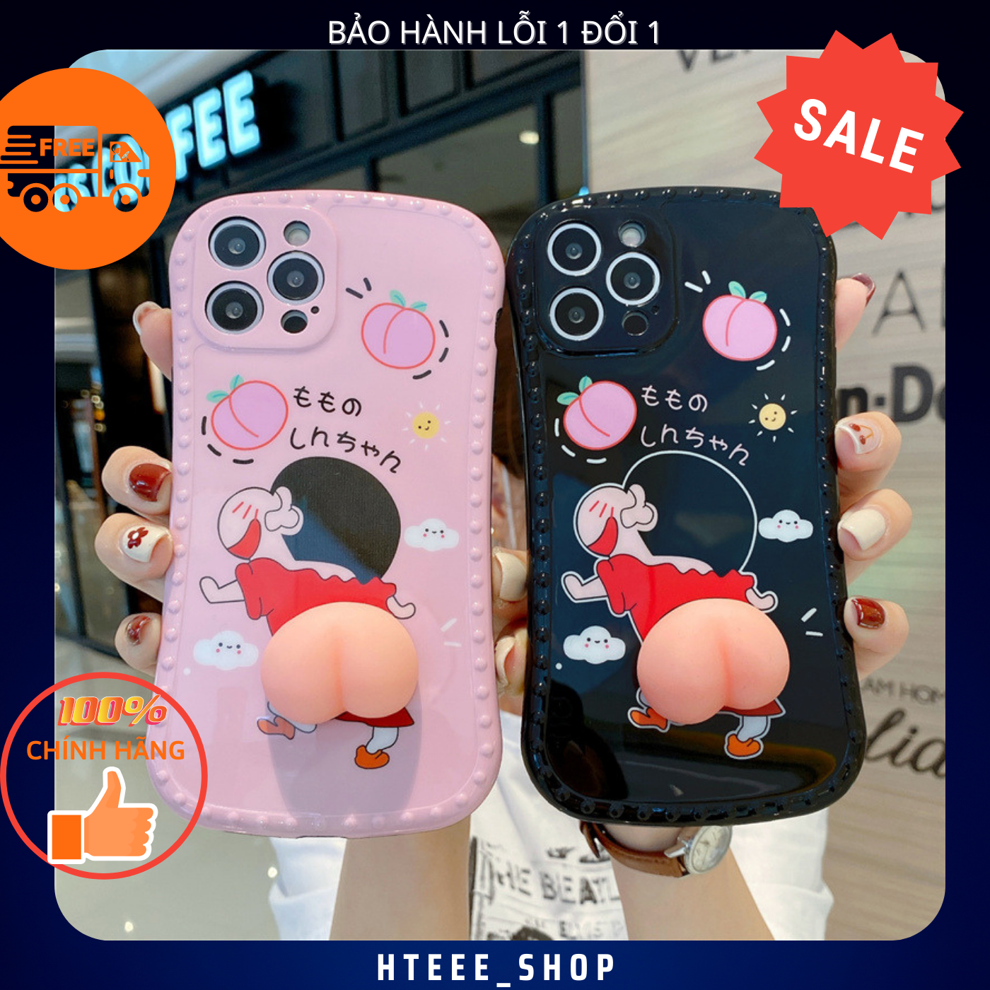 [HOT SALE 50%] [MUA 1 TẶNG 1] ỐP LƯNG ĐIỆN THOẠI IPHONE CÁC DÒNG X, 11, 12. CÓ TRÁI ĐÀO PHÍA SAU MỀM MẠI