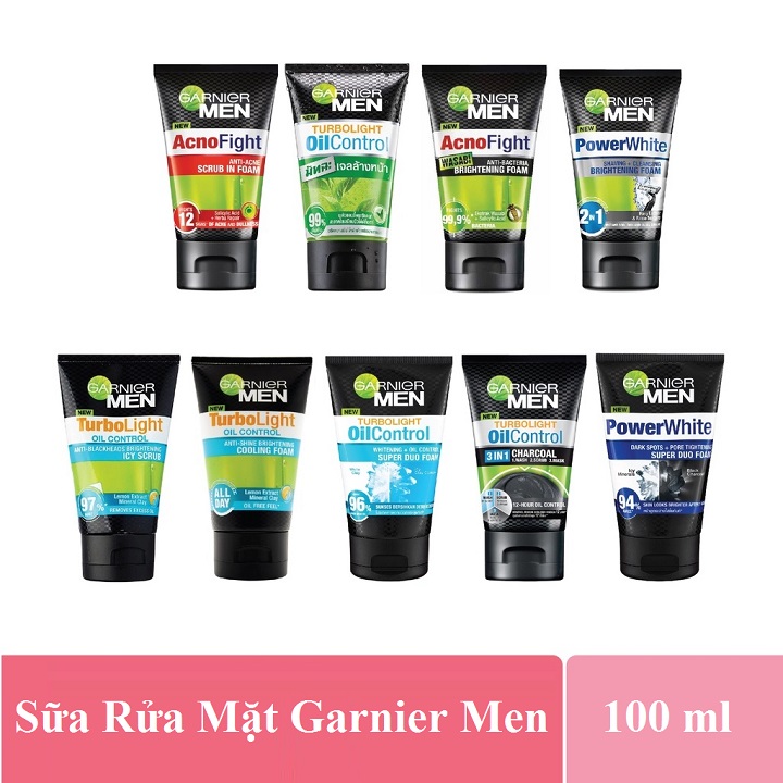 Sữa rửa mặt garnier men 100ml