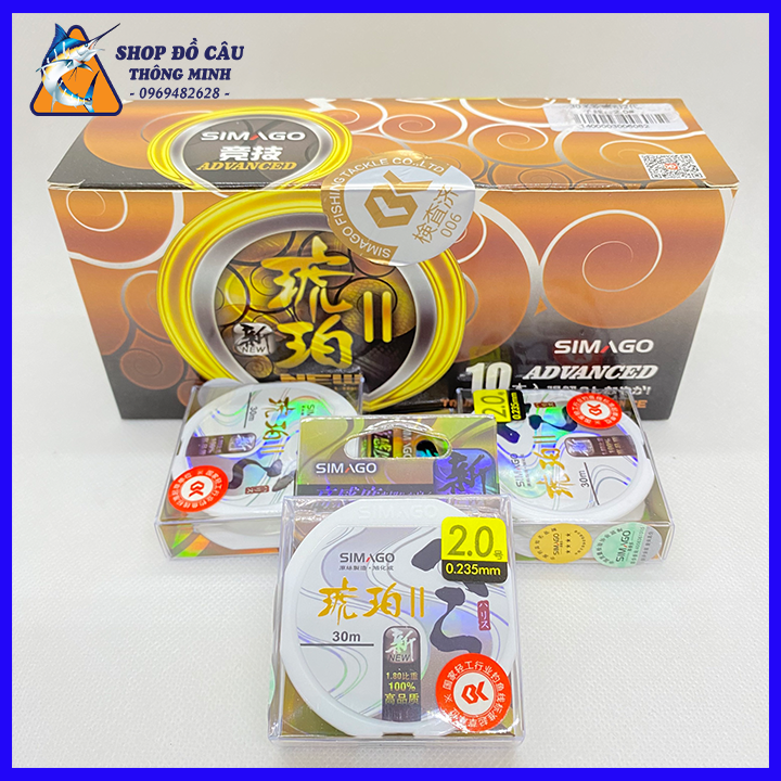 Dây Cước SHIMAGO Làm Trục Câu Đài Cao Cấp . Chất Liệu Tốt, Chuyên câu đơn, câu đài, cước câu cá siêu bền nhật bản ( Shop Đồ Câu Thông Minh )