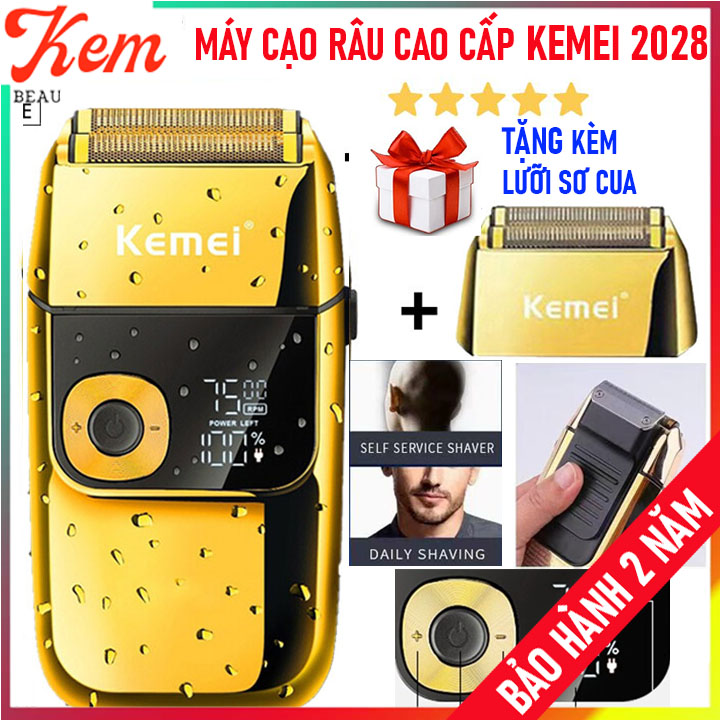 Máy cạo râu râu đa năng, máy cạo râu khô kemei 2028, tông đơ cạo râu , máy cạo dâu, máy cạo dâu nam, máy cạo dâu không dây