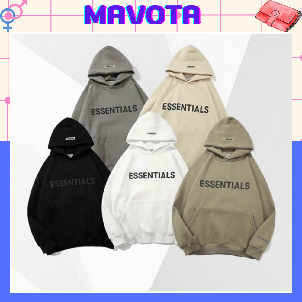 Áo hoodie nam nữ Mavota áo khóa nỉ form rộng unisex essentials HD01