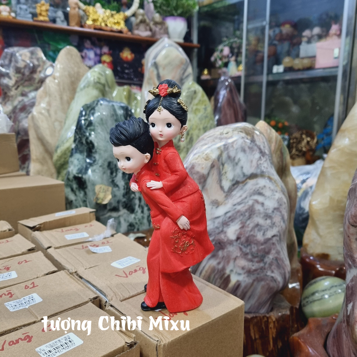Cặp tân lang tân nương - mẫu đưa nàng về dinh