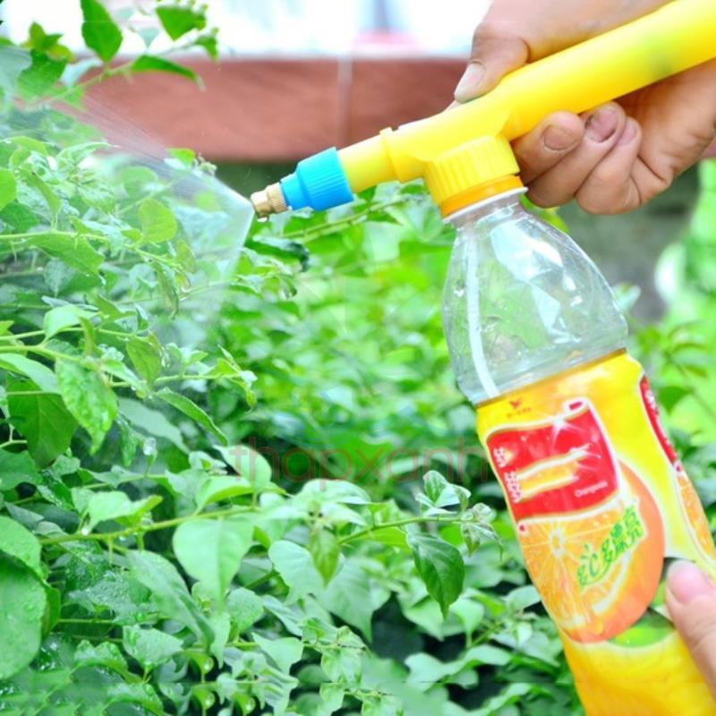 Bộ 3 Bình xịt tưới khí nén TVC-29, Bơm tưới lắp chai nhựa pet, Bơm phun sương bằng nhựa