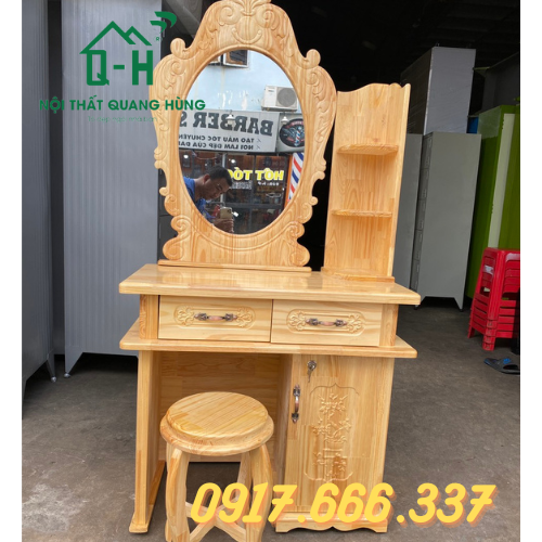 [HÀNG SẴN] Bàn trang điểm gỗ thông giá rẻ siêu sang trọng