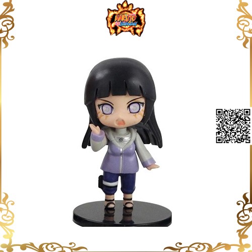 [HCM]1279 Mô hình Chibi Ninja Naruto nhân vật F Hyuga Hinata vợ Naruto tức giận