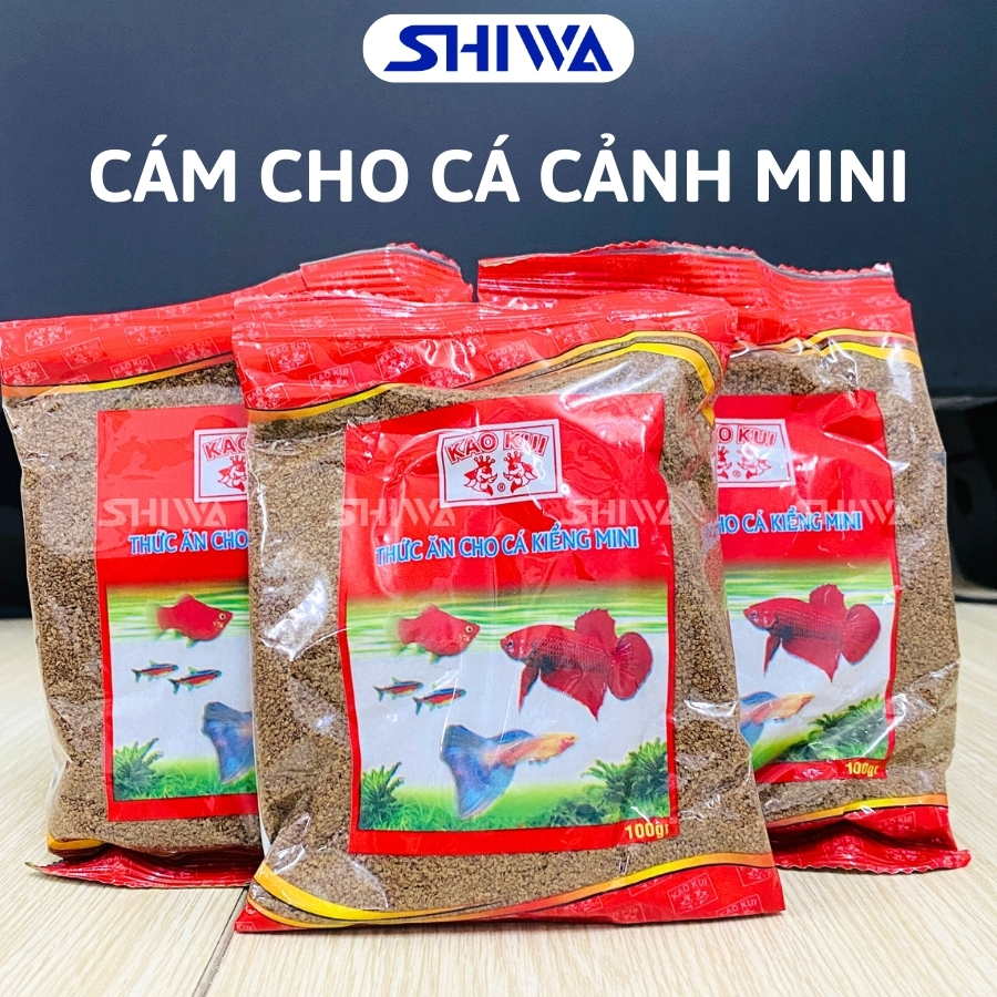 Thức ăn kao kui cho cá cảnh/cá con- thức ăn cho cá kiểng mini gói 100gr - cám cho cá thuỷ sinh shiwa