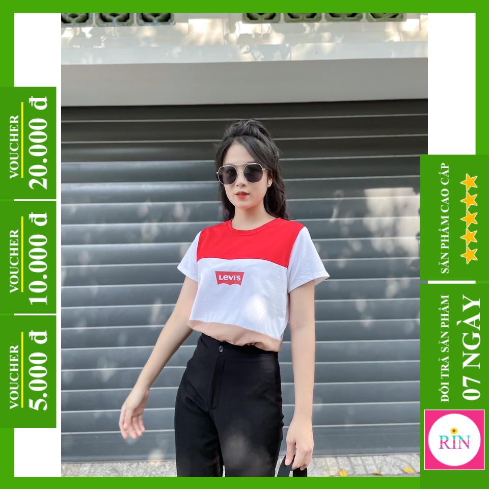 Áo thun levis vnxk họa tiết 3 màu - cotton 100% 4c form châu âu