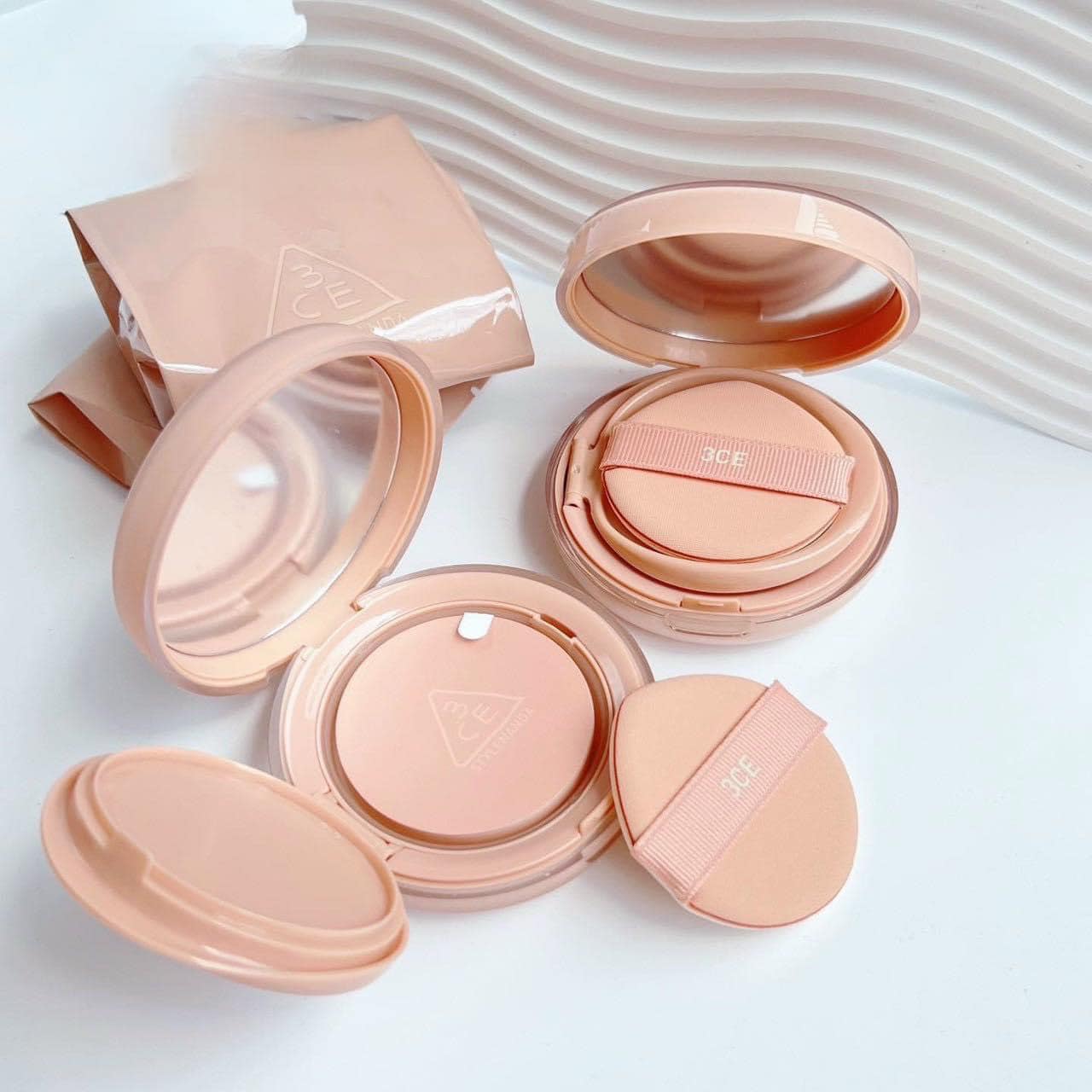 [Kèm Lõi] Phấn Nước Căng Bóng 3CE Glow Cushion SPF50+/PA++++ 15g