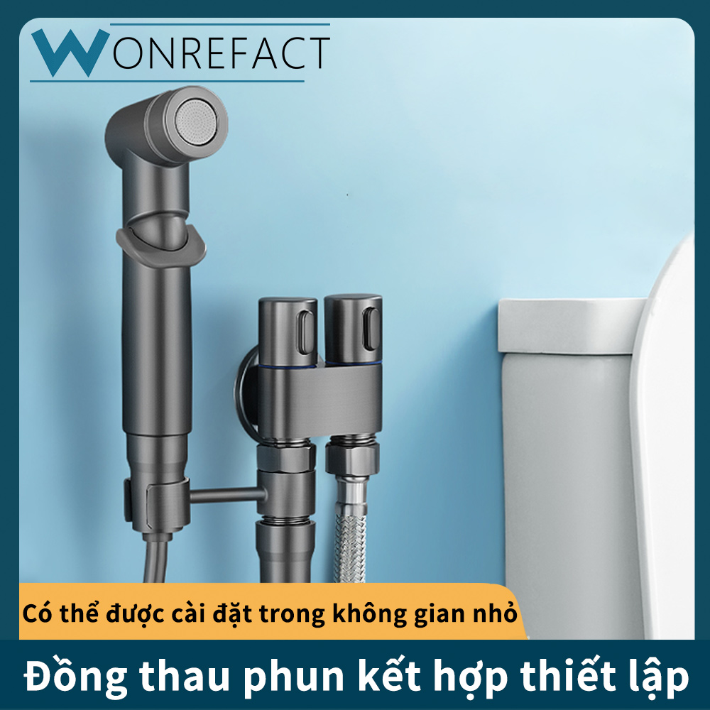 Vòi xịt vệ sinh cầm tay tiện dụng vòi xịt vệ sinh cầm tay bằng đồng thau vòi hoa sen gia dụng phòng tắm làm sạch nhanh