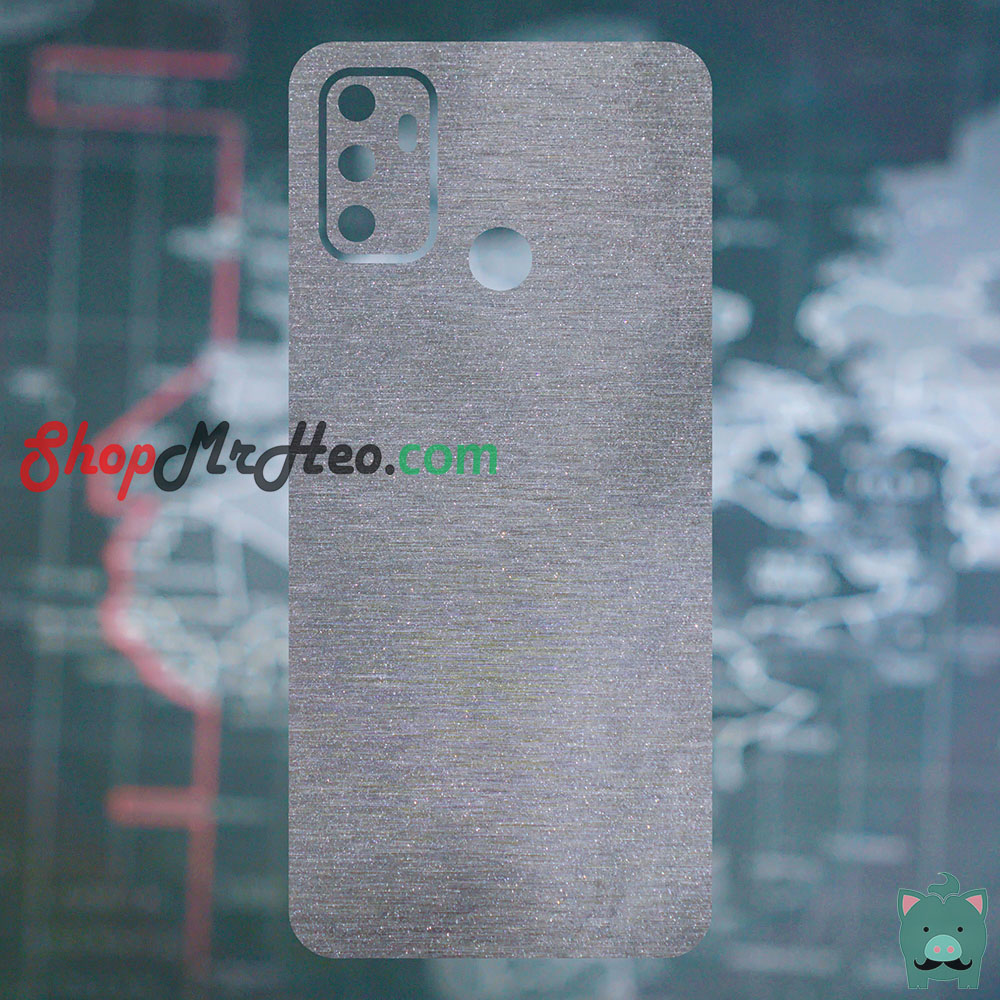 [HCM]Skin Dán Mặt Sau Lưng Vân Nhôm OPPO A53 2020