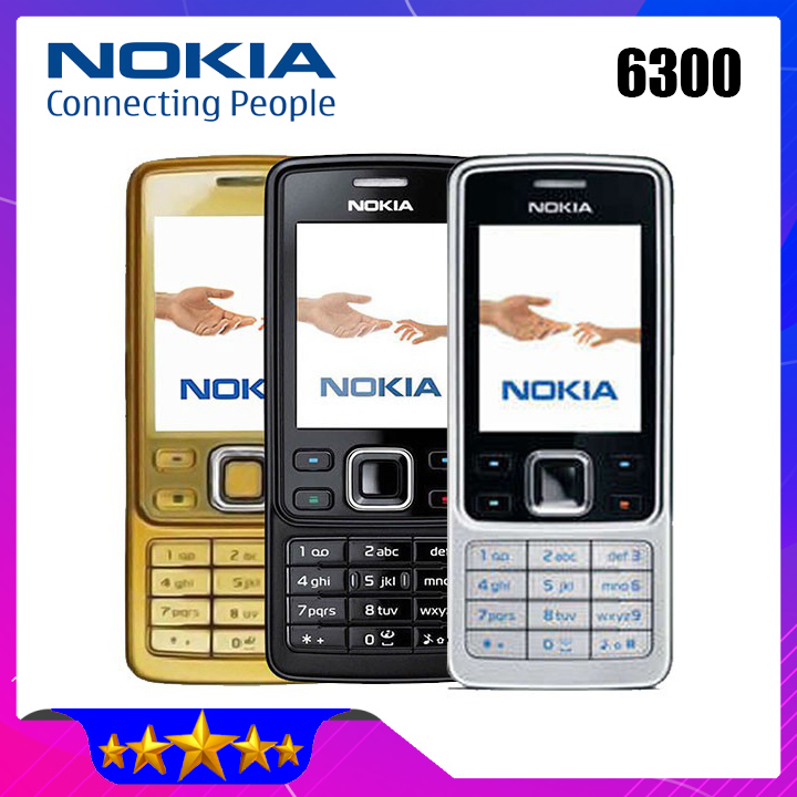 Điện Thoại Nokia 6300 vàng gold, đen, xám,…main zin, màn hình zin giá rẻ – BH 12 tháng