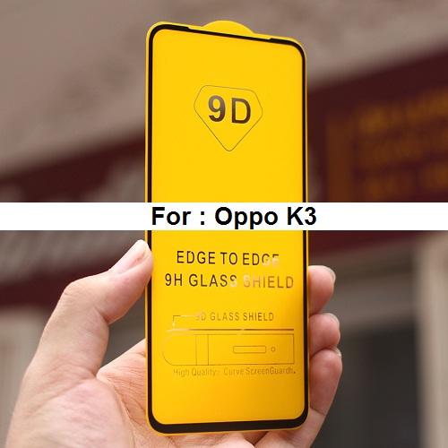 [FULL] Miếng kính cường lực Full viền màn hình điện thoại Oppo K3