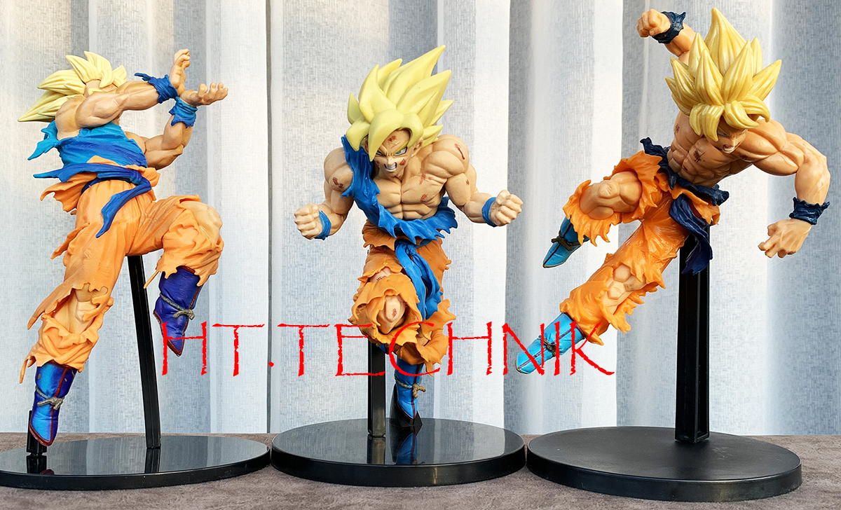 Mô hình Figure Dragon Ball Songoku Super Saiyan Tung Chưởng Cực Đẹp Cao 18-20cm