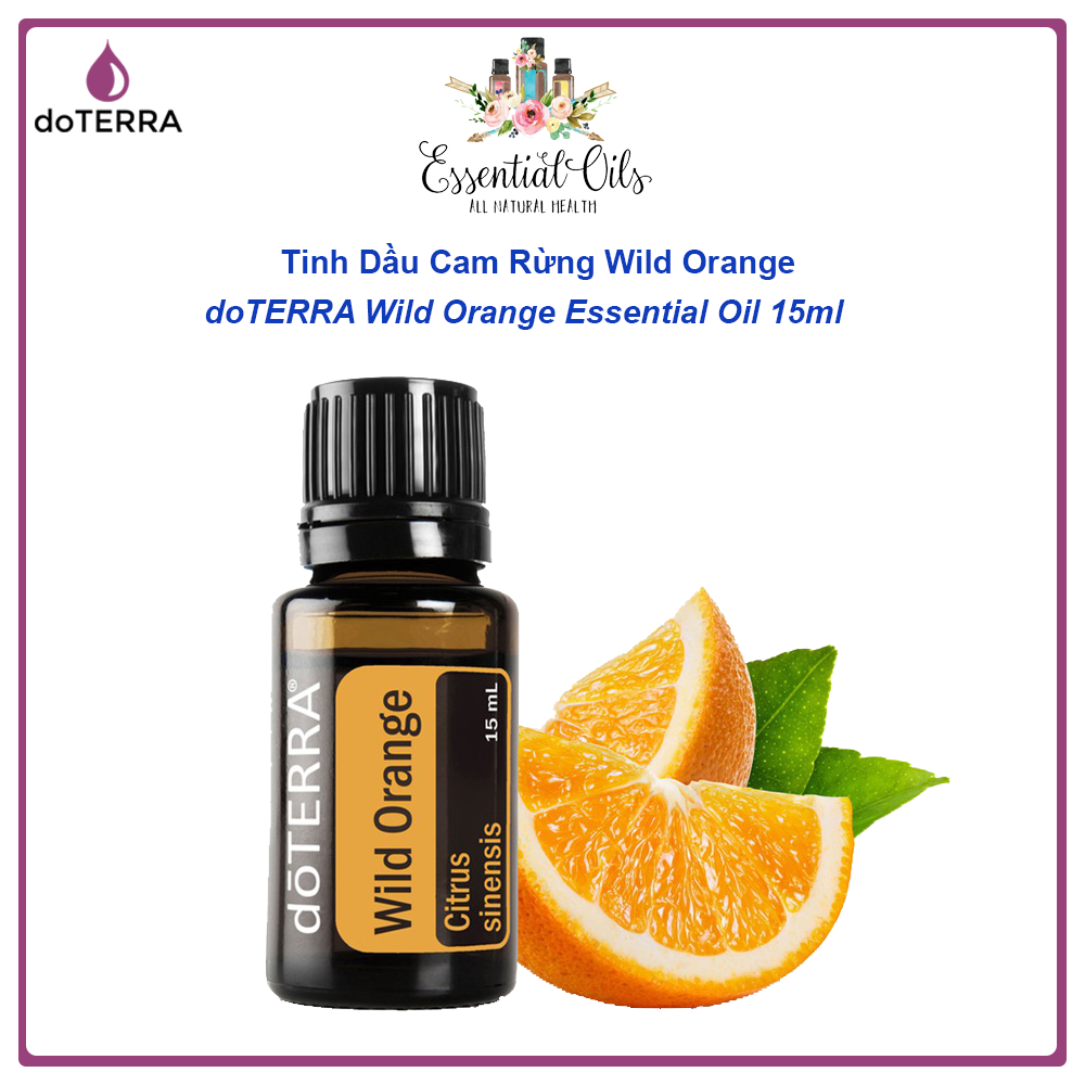 Tinh Dầu Cam Rừng  Wild Orange Tinh Dầu Trị Liệu Nguyên Chất doTERRA USA - doTERRA Wild Orange Essential Oil 15ml