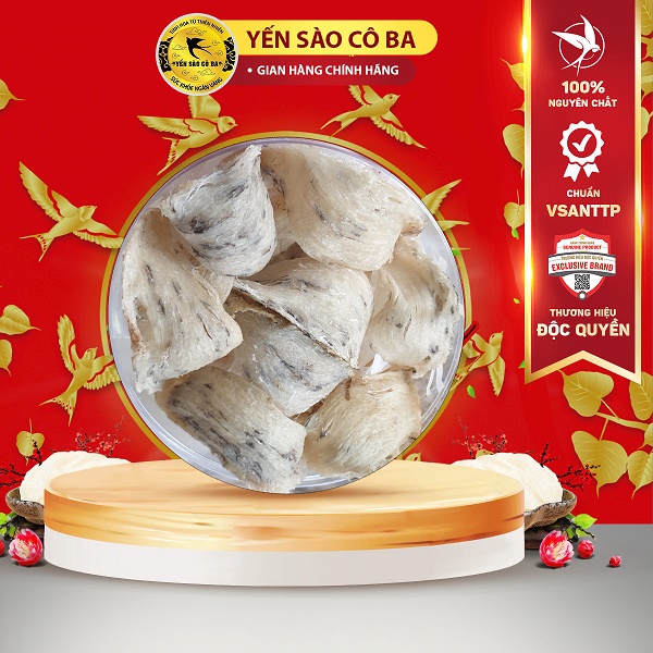 Tổ Yến Thô ÍT Lông - Hộp 50gr  & 100gr + Quà-Nguyên chất 100%