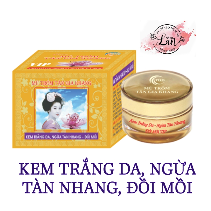 Kem mủ trôm Tân Gia Khang trắng da, ngừa tàn nhang, đồi mồi