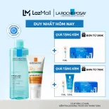 Bộ đôi làm sạch, chống nắng bảo vệ da khỏi tia UVB - UVA dài và kiểm soát bóng nhờn La Roche-Posay