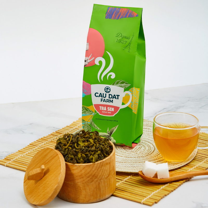 Trà sen cầu đất gói 100g