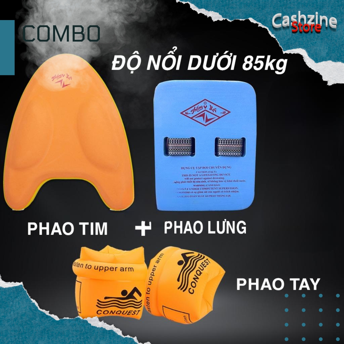 Combo phao bơi tiết kiệm cho bé