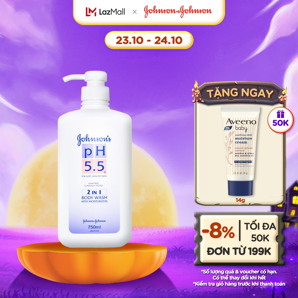 Sữa Tắm Người Lớn 2 Trong 1 Ph5.5 - Dung Tích 750ml