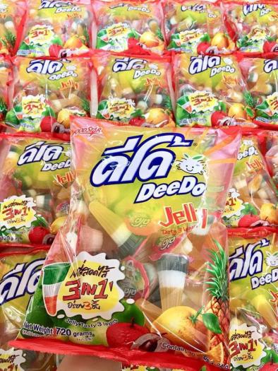 Thạch trái cây Deedo 3 lớp 720gr Thái Lan siêu ngon
