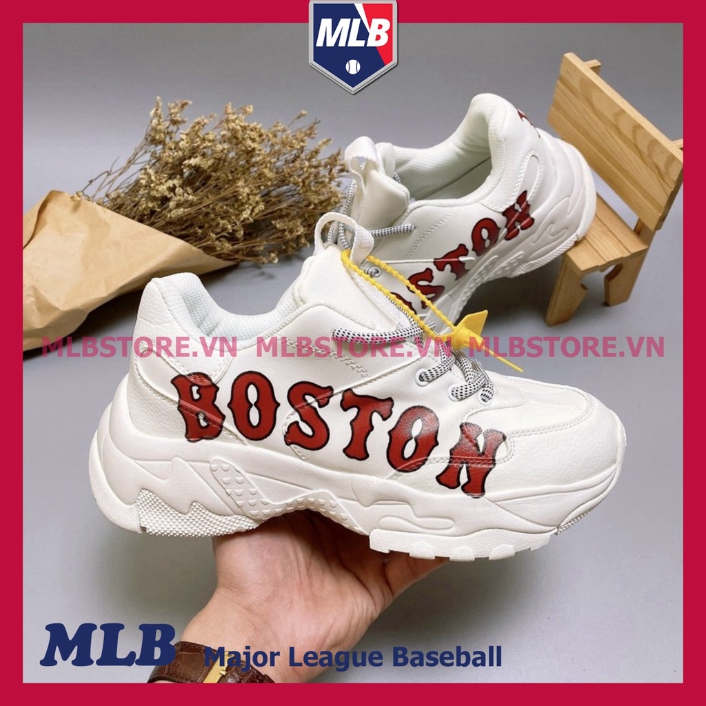 Giày chính hãng MLB White Boston Steve Store