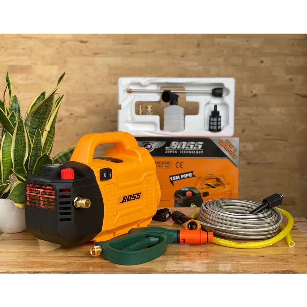 Máy rửa xe chỉnh áp boss bo-3000.công suất 3000w . dây 15 mét.lõi đồng 100% bảo hàng 12 tháng