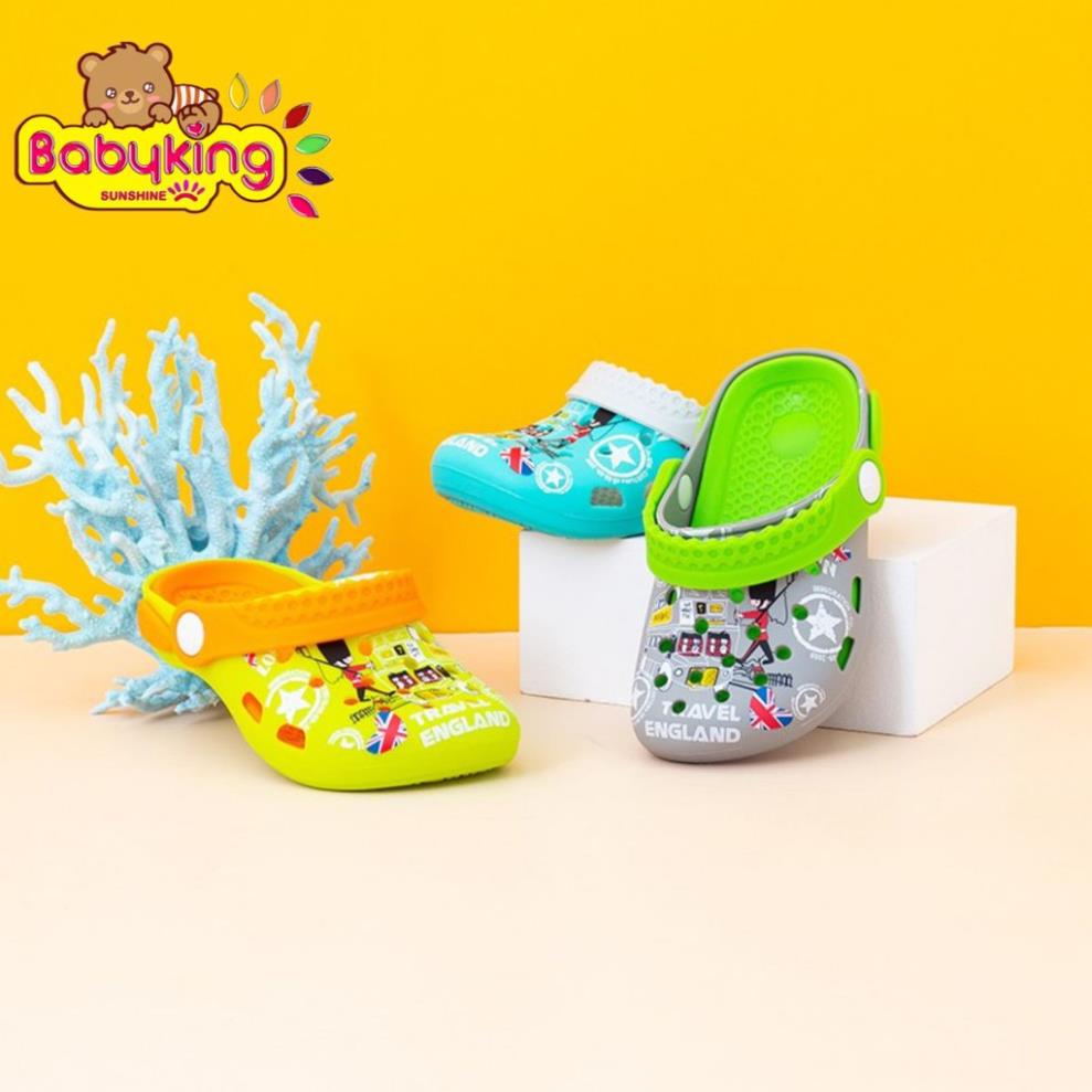 Giày đi biển hình binh sĩ Anh Aiueo Nhật,giày tập đi,giày sandal,giày nhựa được làm bằng 18 cái núm ty silicone cao cấp.