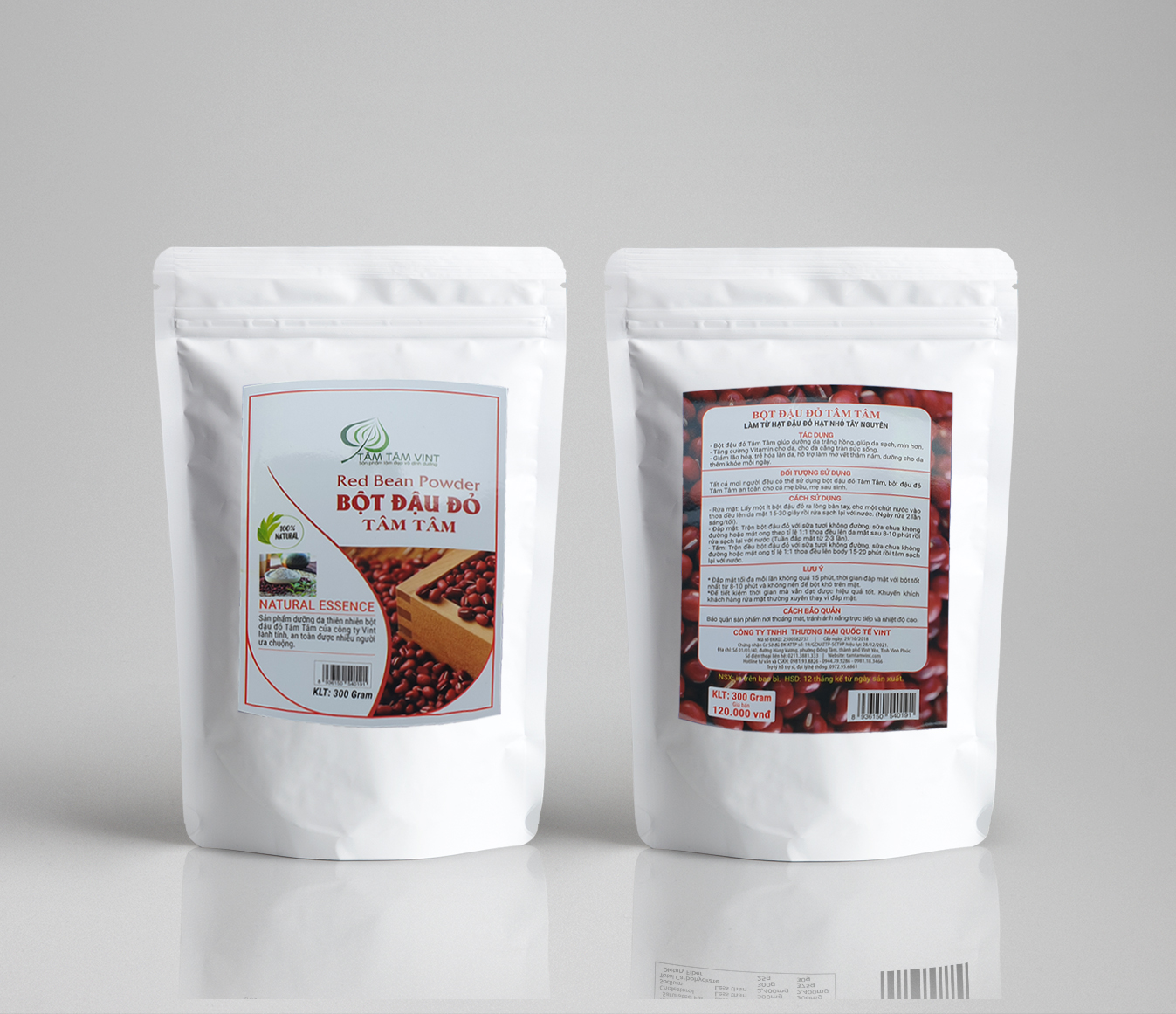 Bột đậu đỏ dưỡng da nguyên chất ava nutrition dùng rửa mặt, đắp mặt, tắm trắng