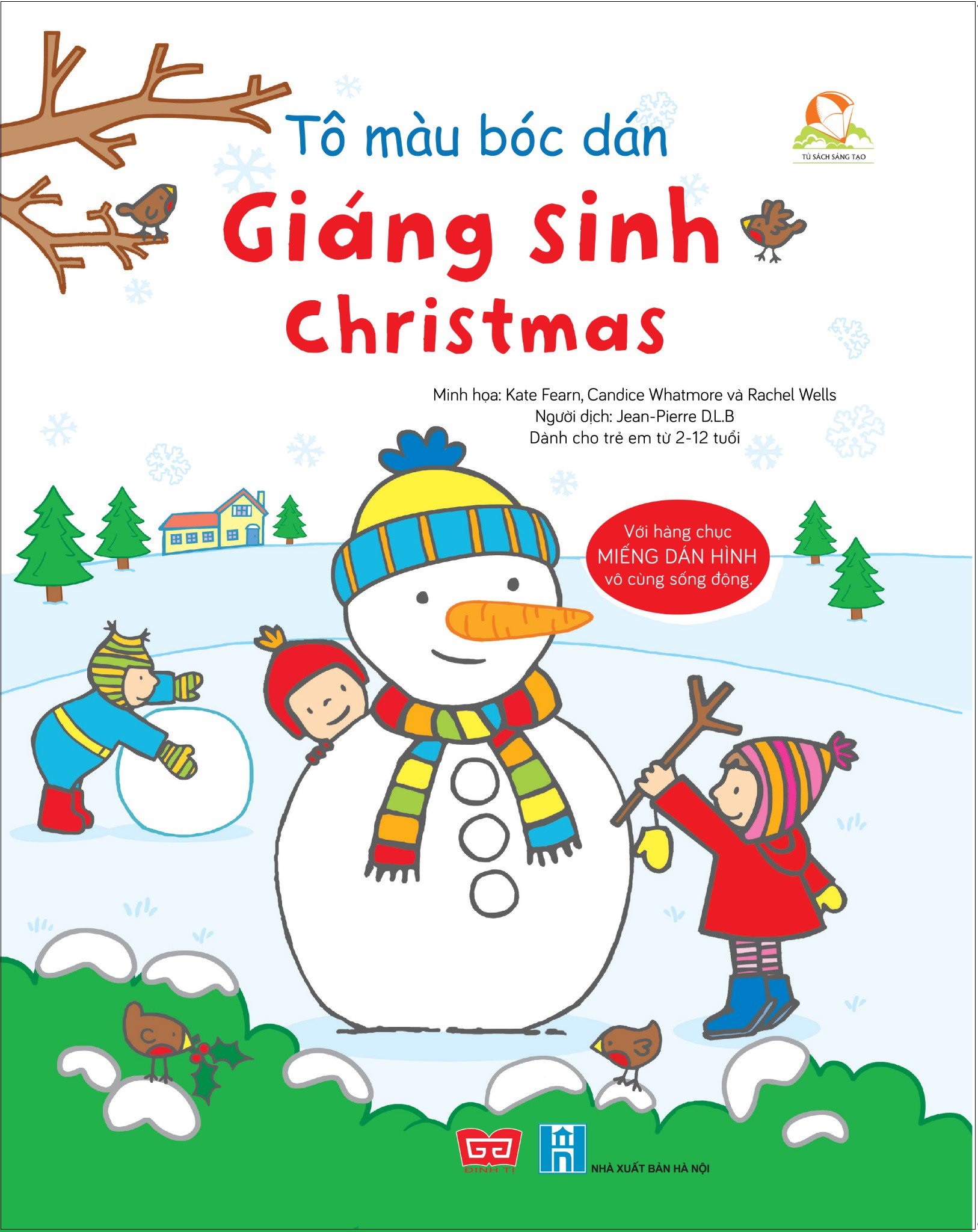 Fahasa - Tô Màu Bóc Dán - Giáng Sinh - Christmas